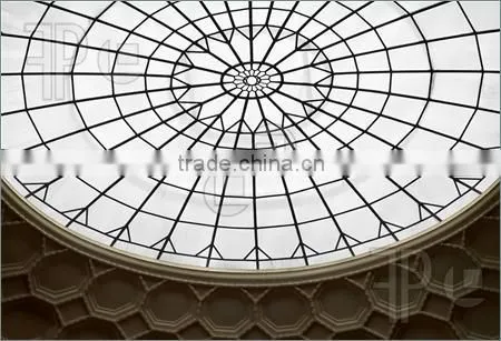 Good display and good migratory steel structure dome atrium roof