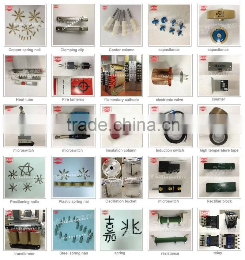 single head round table three work station high frequency machine