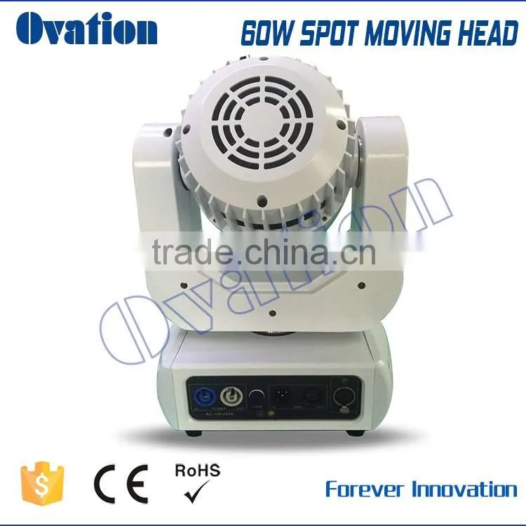 LED moving head spot 60W dj light