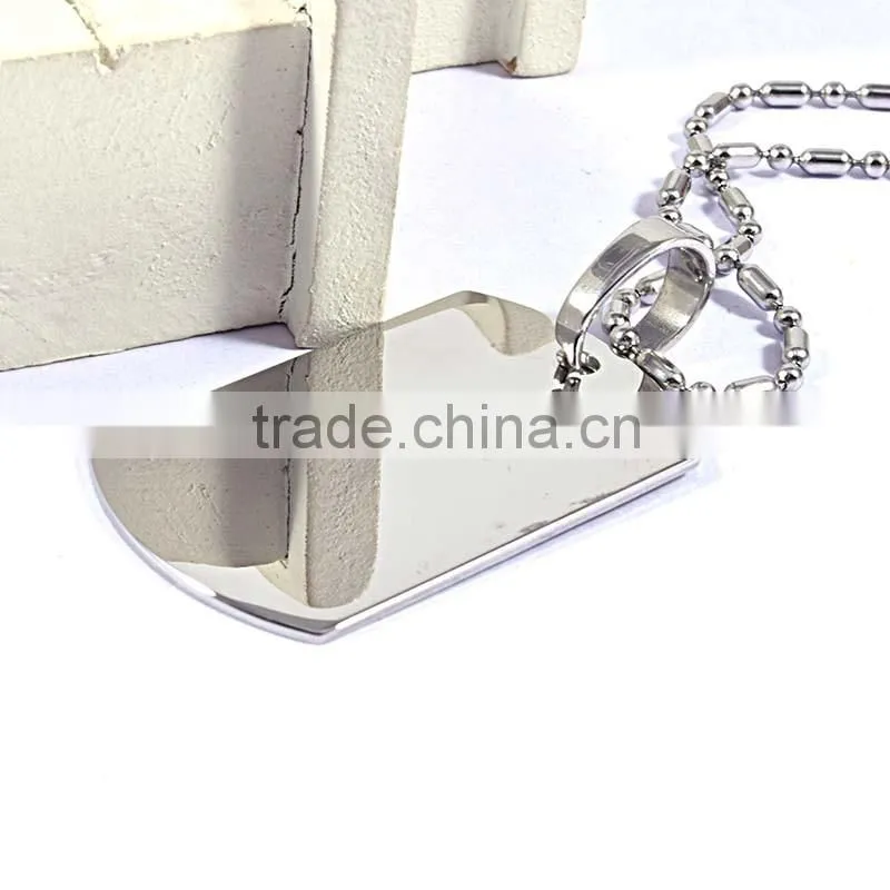 Stainless Steel Jewelry Main Material Costume Tag Pendant