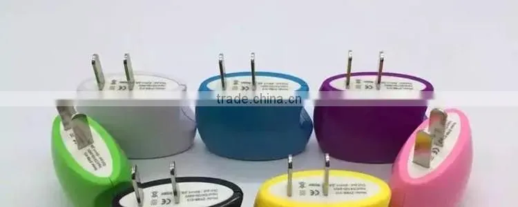 2016 new premium Manufacturers OEM ODM UL FCC CE GS SAA approved USA Plug 5V 1A Dual USB Home Charger for Mobile Phones