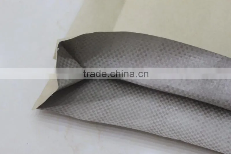 Kraft Paper Sack With PP Woven Bag For Packing