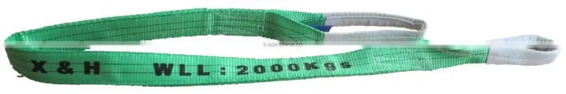 2T double flat polyester lift sling