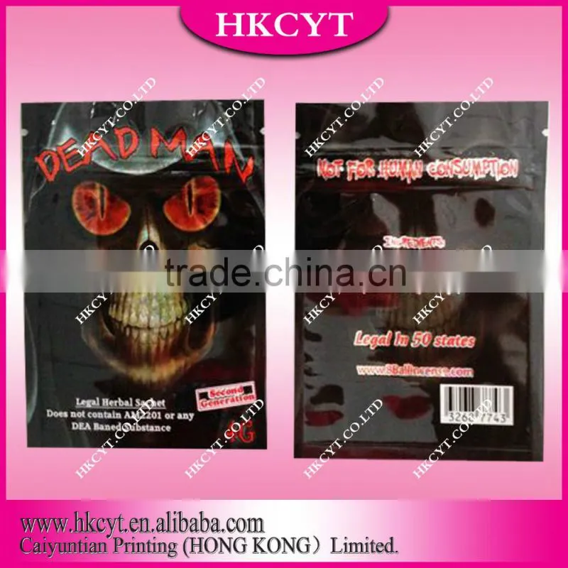 herbal incense bags/custom printed herbal potpourri bags