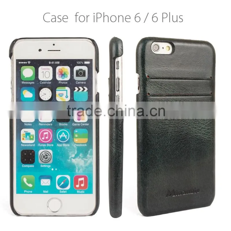 Hot Selling Slim Genuine Leather Mobile Phone Case for Iphone 6s