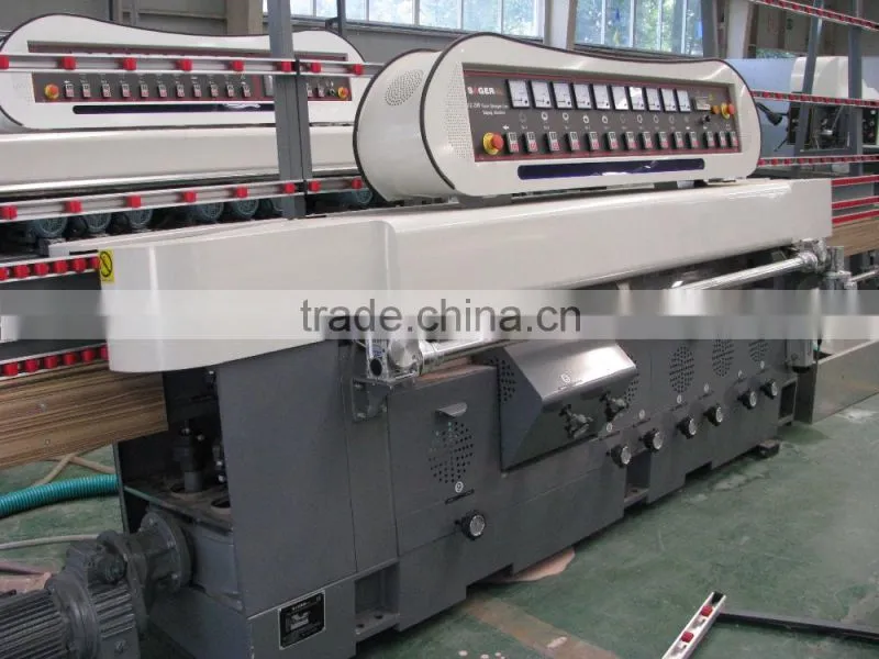 machine for glass grinding with 9 wheels