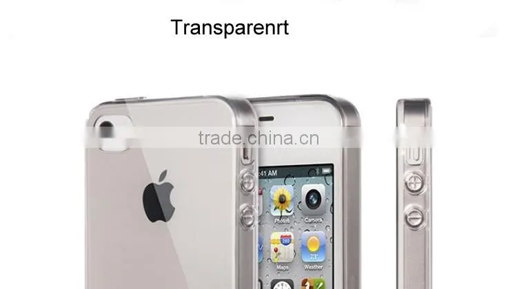 2016 Mobile Phone Gadget Bumper Crystal Clear For i Phone 4s Case Washable Phone Case For iPhone4,TPU Case Ultrathin For iPhone4