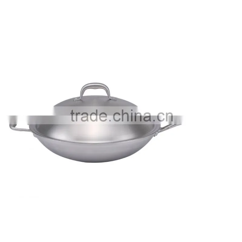 China product tri-ply wok for gas burner