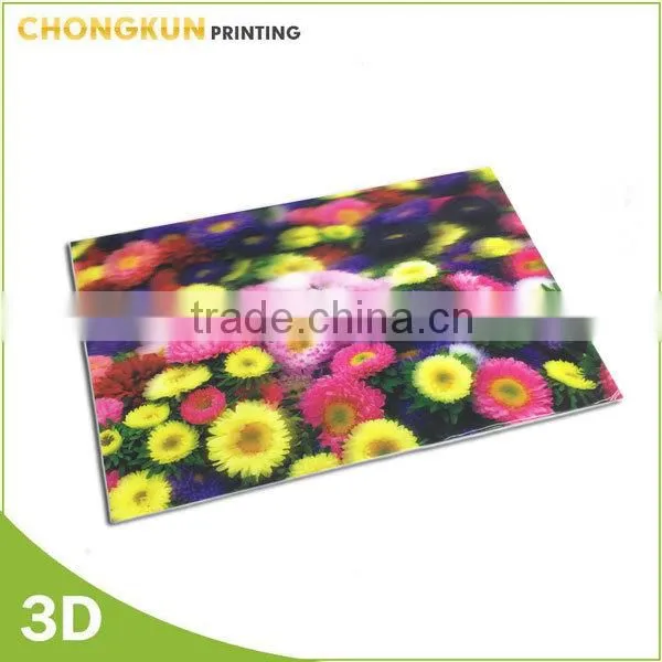 fashion design 3d lenticular kids cartoon picture for gift