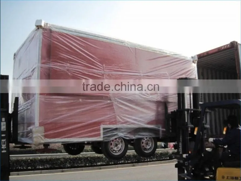 outdoor fiberglass orange kiosk/food kiosk/juice kiosk