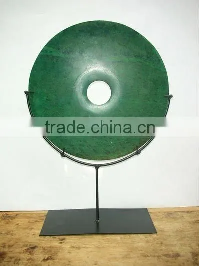 chinese antique jade stool