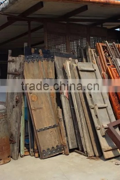 Chinese antique soild wood carving door