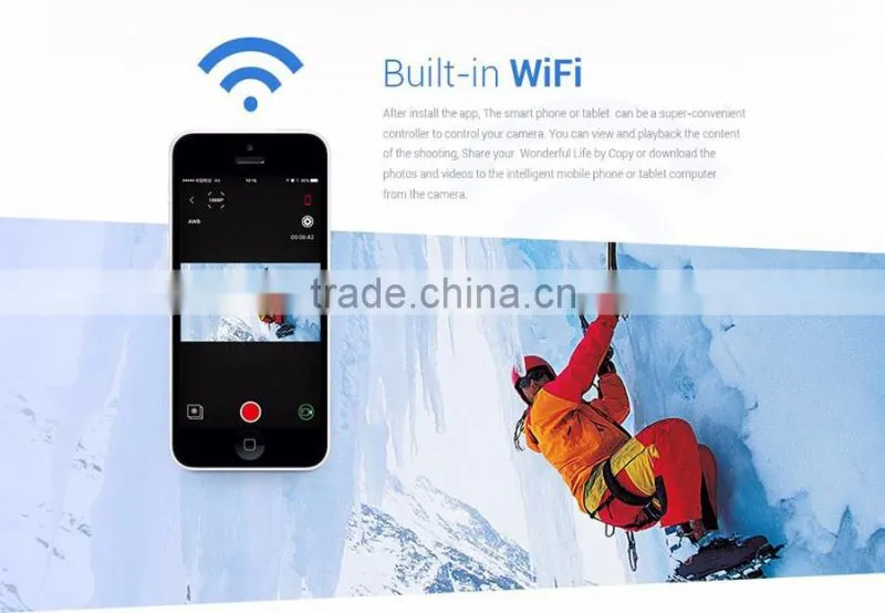360VR Dual Screen 2.0" LCD main screen: 320*240 + 0.95" OLED State screen 4K 3840*2160 video resolutions 30fps Action camera
