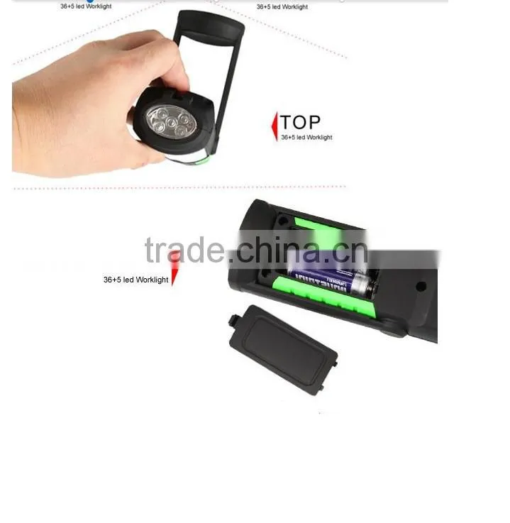 36+5 LED swivel Hook waterproof Work Light with Magnetic Base