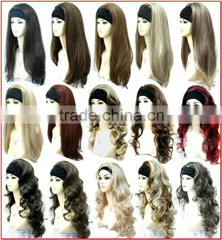 Ladies Short Wig Blonde Black Brown Wig Bob Curly Boycut Wedge Style Wigs W371