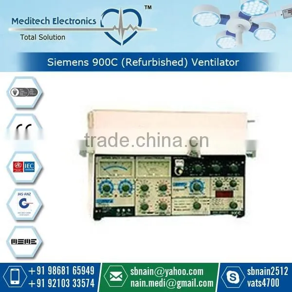 Latest Siemens 900C (Refurbished) Medical Ventilator with 8 Ventilation Modes for Anesthesia, Intensive Care Situation