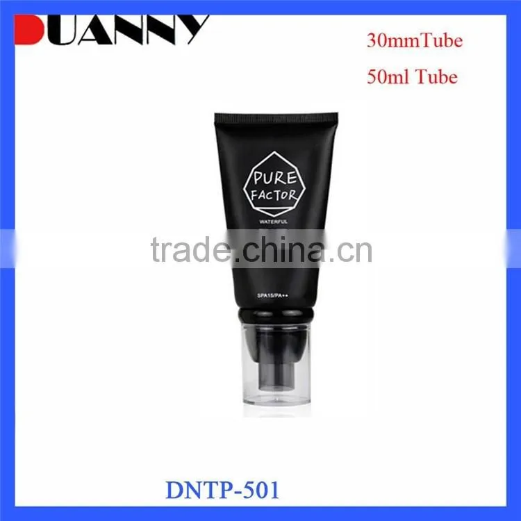Packaging Cosmetics Plastic Containers Empty Round Tube