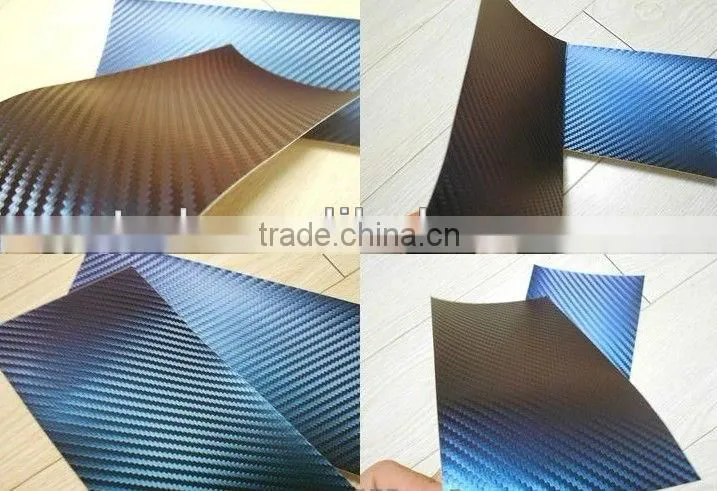 Chameleon carbon fiber vinyl sticker for car body full wrap