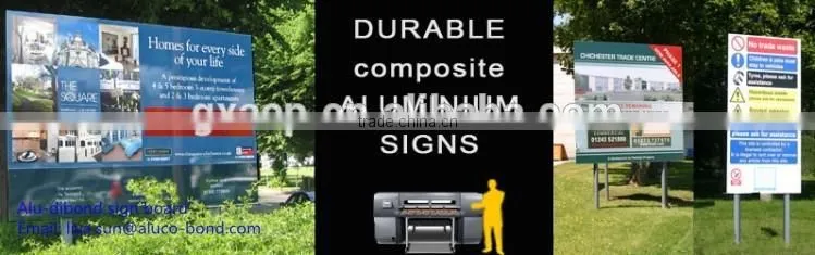 2mm 3mm thick outdoor advertising material ACM advertising signboard material