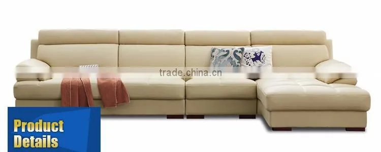 Wholesale Brazil Style 100% Top Grain Leather Sectional Sofa