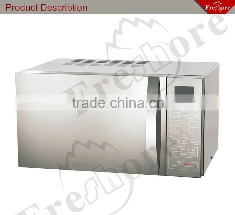 23L 800W LED display digital control microwave oven with grill function