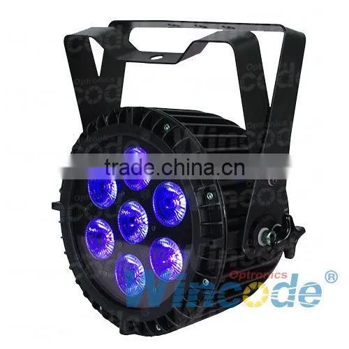 7*18W 6 in 1 waterproof led slim par light / disco light / night club & Dj lighting
