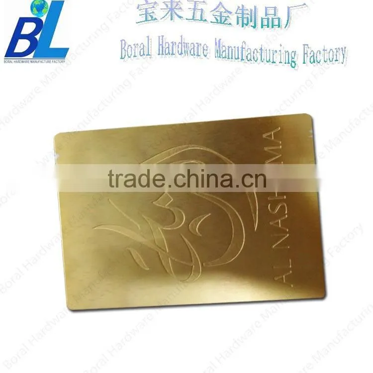 High quality metal nameplates for phone case decoration