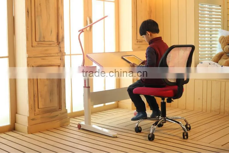 Height adjustable children kids study desk