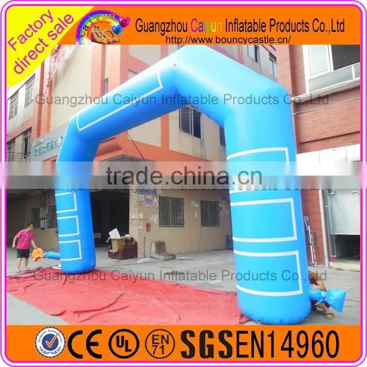 2016 high quality inflatable advertising arch door for commercial activity