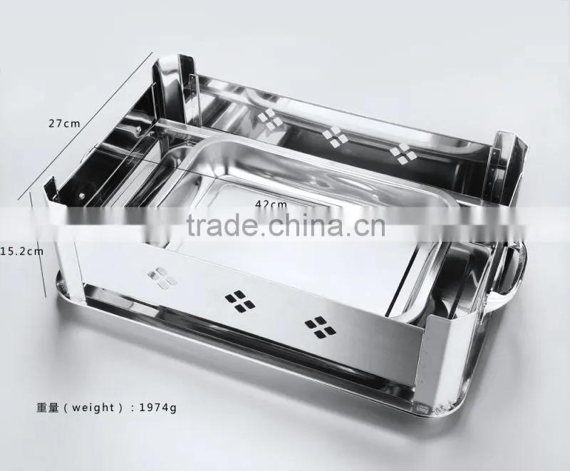 restaurant equipment charcoal hot food warmer for sale