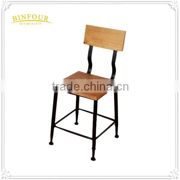 Metal Garden Outdoor Patio Furniture Set Wood Table Chairs Antique Style