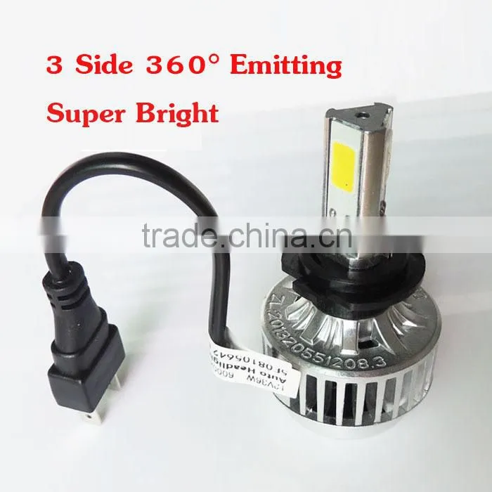 360 degrees 3 face H4 H7 H8 H9 H10 H11 H13 9005 9006 72w led headlight 6600lm led headlight high power led headlights h7