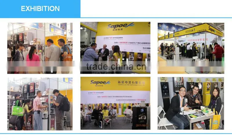 Sapoe cafe machines with CE approval