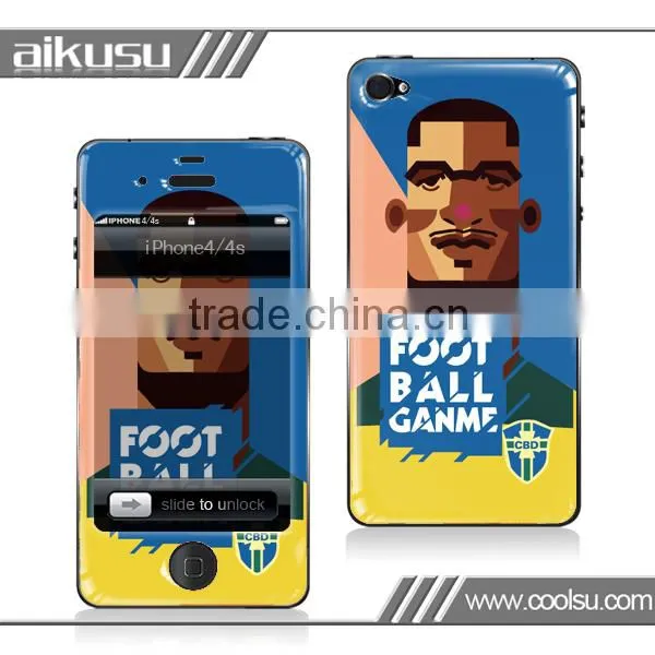 wholesale factory luxury epoxy gel skin PU case cover for iPhone 4 5s