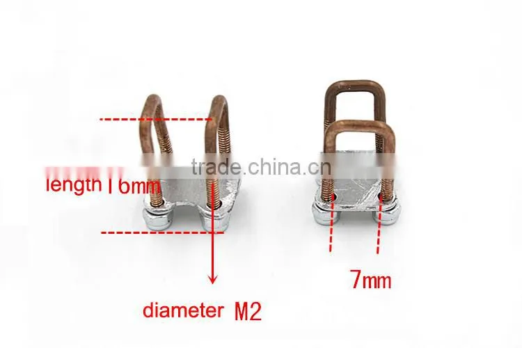 Rear axle suspension fixed u-bolt;U-shaped screw;model car accessories