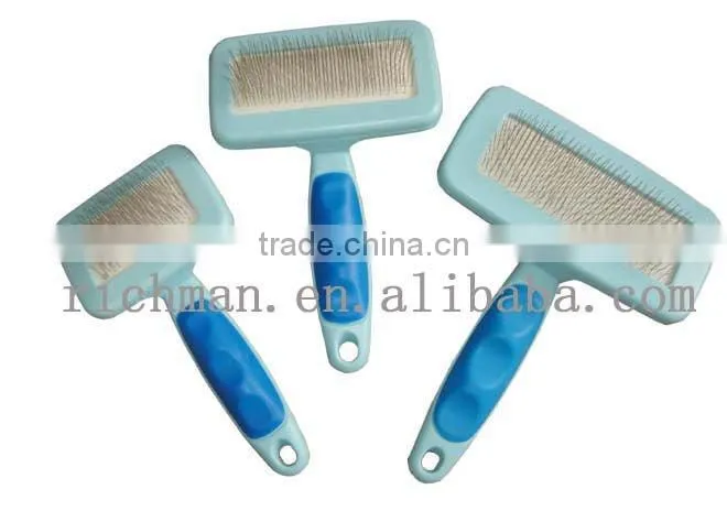 Triangle pet brush