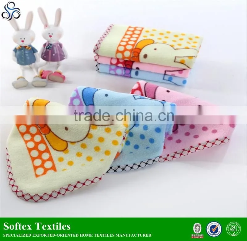 70% polyester 20% polyamide microfiber chamois printed face towel