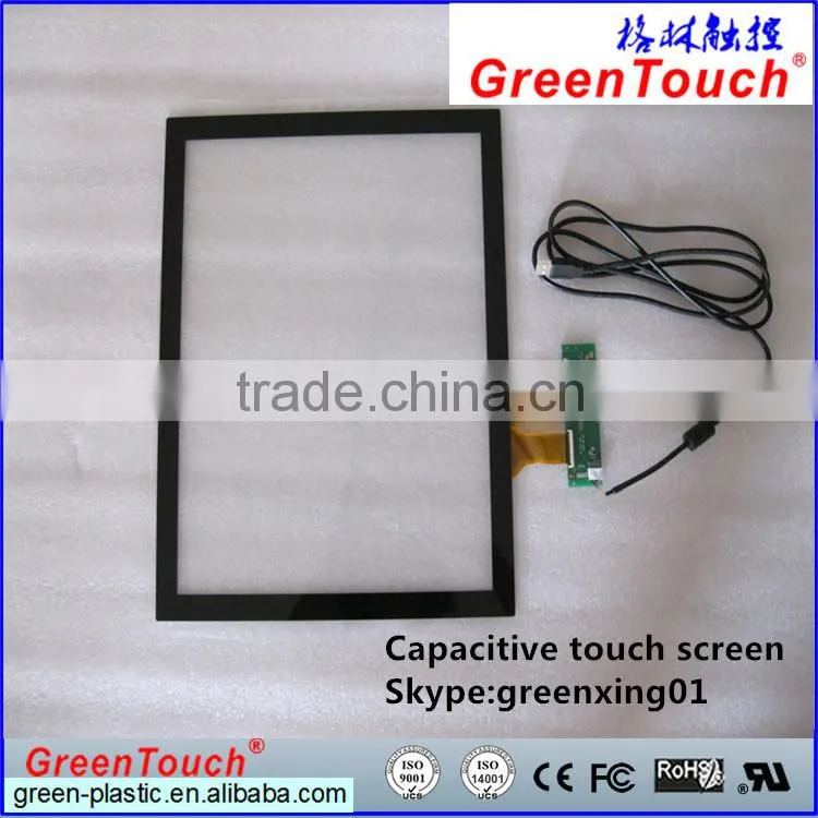 China supplier !!!32 inch projected capacitive touch screen with 10 mutil points