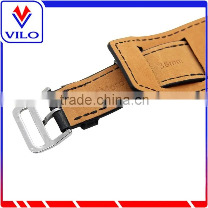 Genuine Leather Double Tour Bracelet Watch Band Wrist Strap For Apple Watch Leather Band 38mm 42mm