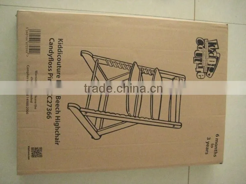 Wooden baby high dining chair