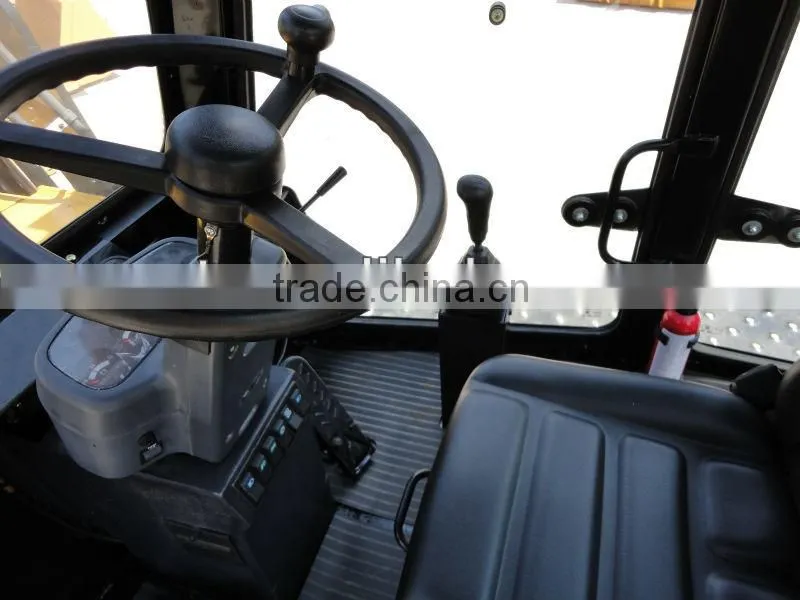 backhoe loader with Cummins engine