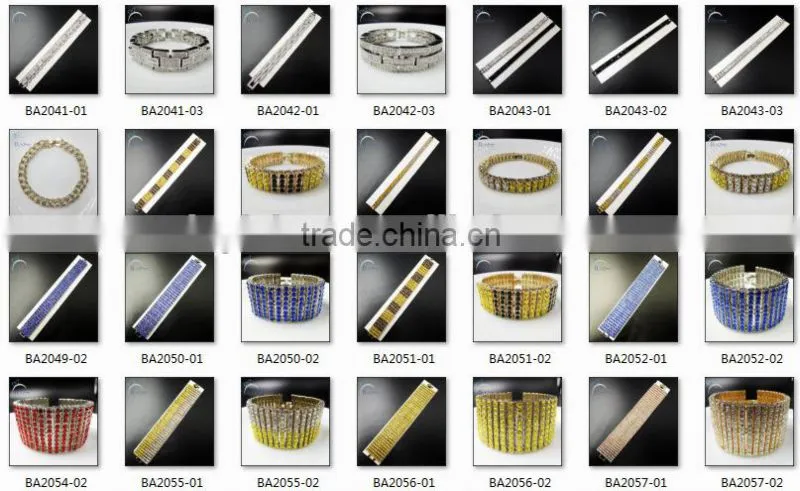 hot sale pave cz hip hop cuban gold chain bracelets