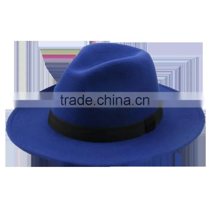 Classical Wool Felt Fedora Hat
