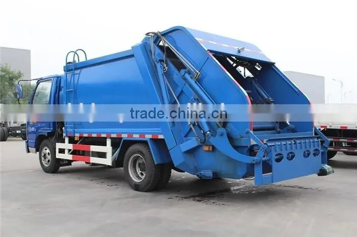 wheelbase 3300 KAMA small compactor garbage truck for sale