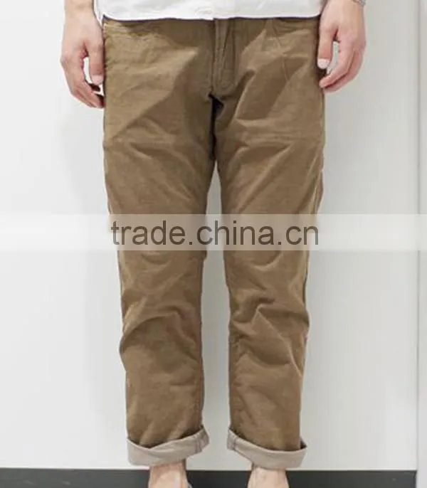 Hot sale wool fabric and bleacher fabric for mens baggy cargo pants from china