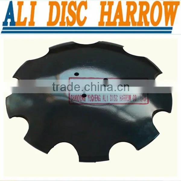 Professional harrow discs with CE certificate 2016 HOT SALE
