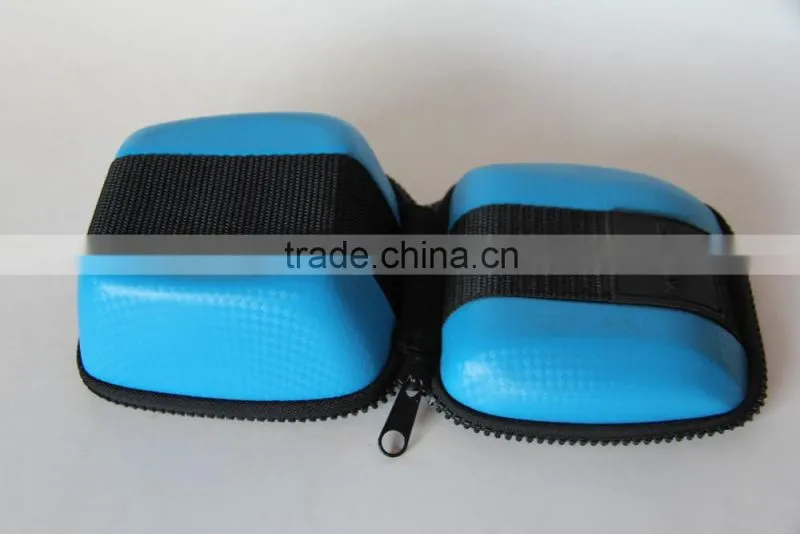 new design waterproof EVA jewelry carrying hard case with zipper by PU leather