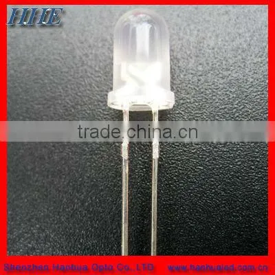 5mm round transparent led 35000mcd 20mA