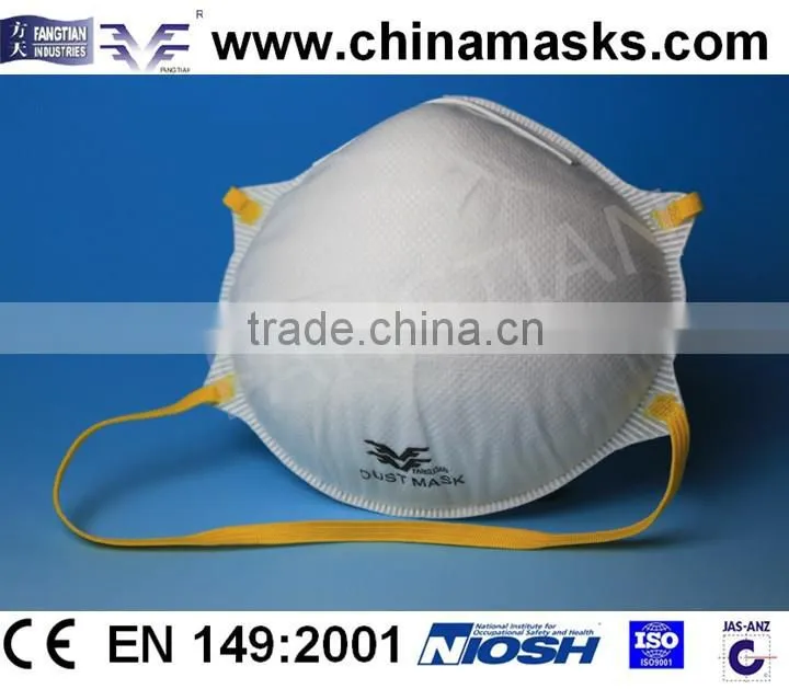 Industrial protective nonwoven face mask dust mask with CE