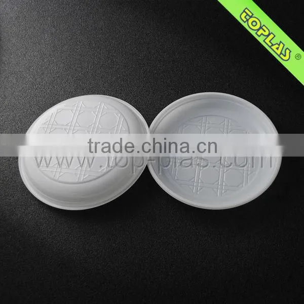 Disposable Plastic Round Plate , Available in Several Capacities and Sizes